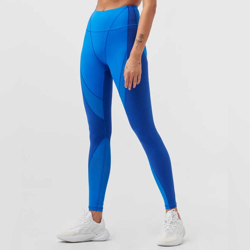 IVY Park x Addidas Blue Rodeo High Rise Leggings Size Medium